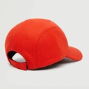 MANGO - Casquette laine visière - Rouge