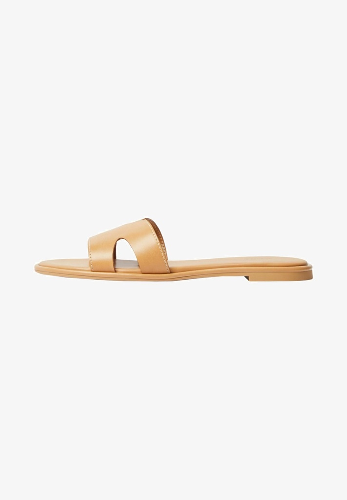 Bershka - FLAT - Sandales de bain - sand