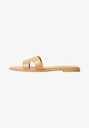 Bershka - FLAT - Sandales de bain - sand