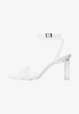 Bershka - STRAP - Sandales - transparent